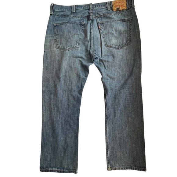Vintage Levis 501XX 38x30 Distressed Made in The USA Denim Blue Jeans - Picture 2 of 12